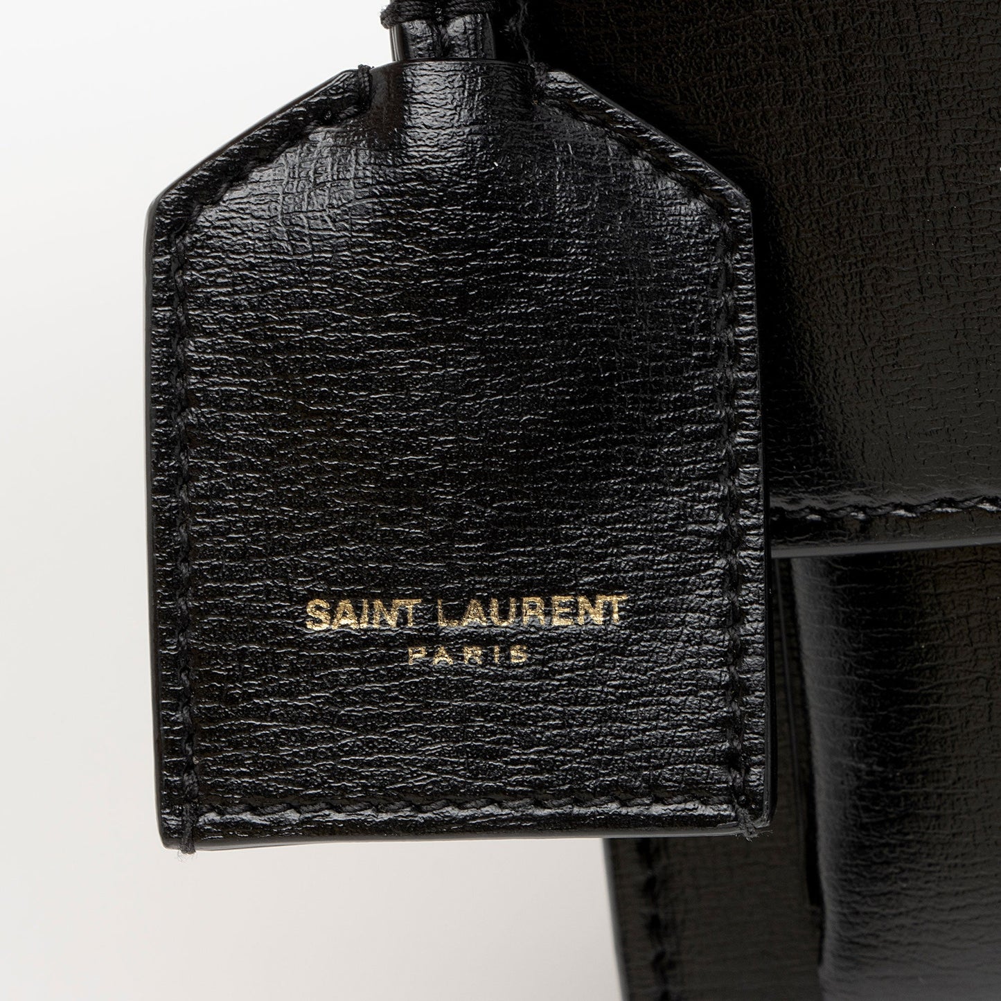 Saint Laurent Grained Calfskin Monogram Sunset Medium Shoulder Bag
