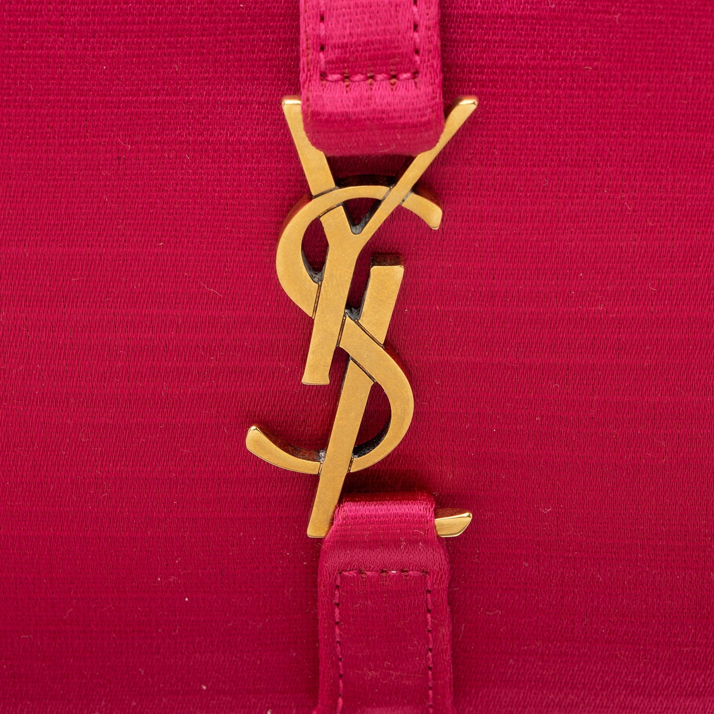 Saint Laurent Satin Monogram Le 5 A 7 Mini Hobo