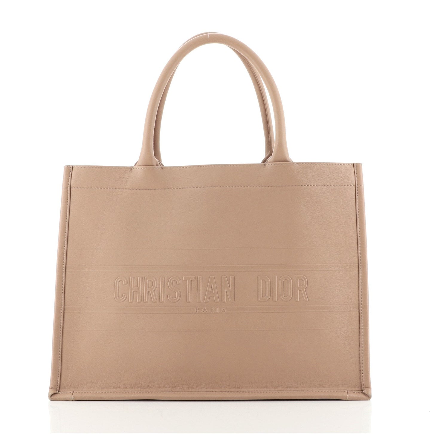 Dior Book Tote Embossed Leather Small product photo – Pods & Beats