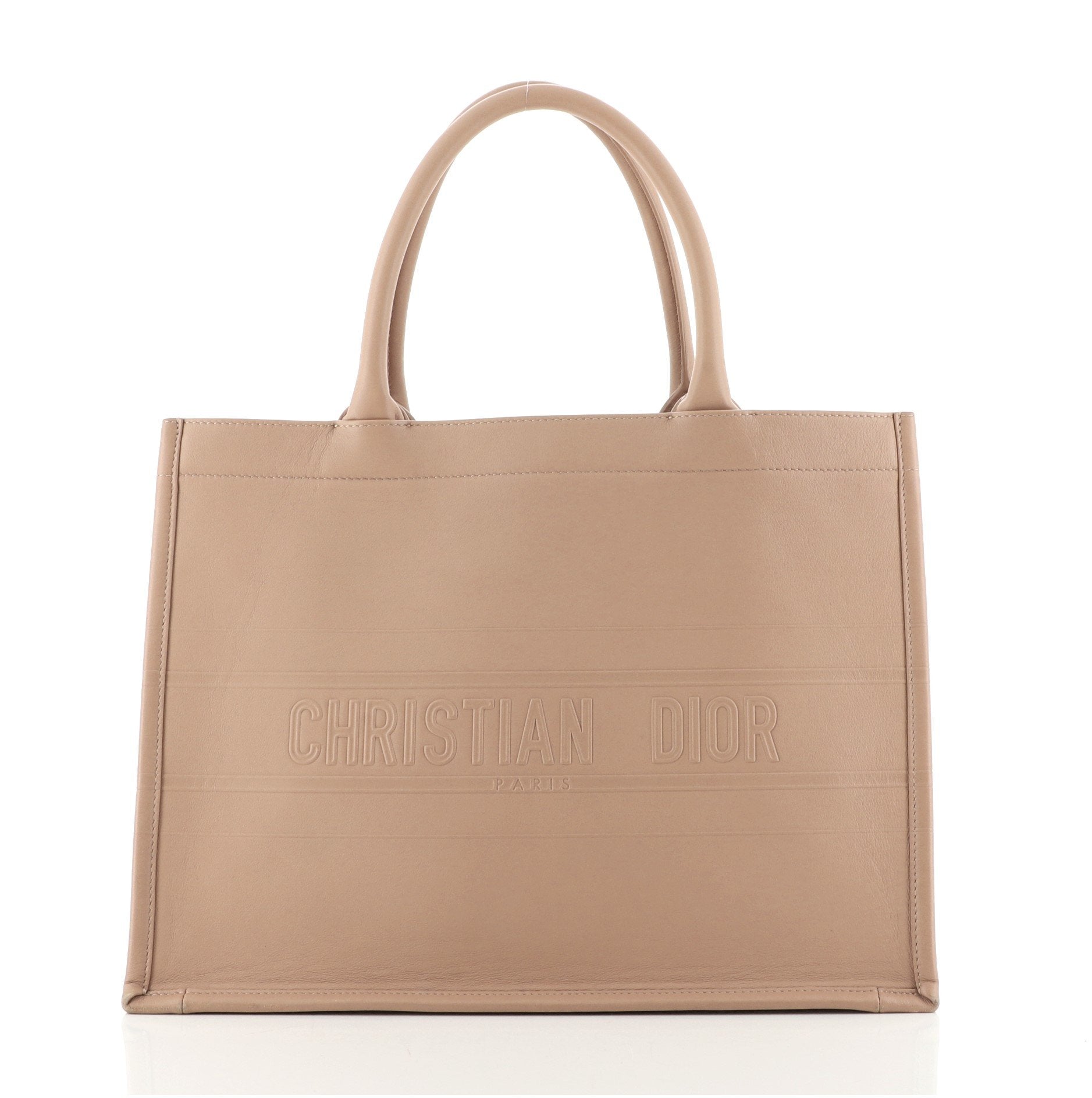 Dior Book Tote Embossed Leather Small product photo – Pods & Beats