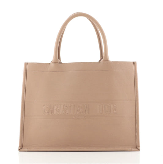 Dior Book Tote Embossed Leather Small product photo – Pods & Beats