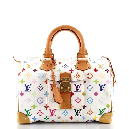Louis Vuitton Speedy Handbag Monogram Multicolor 30 product photo – Pods & Beats