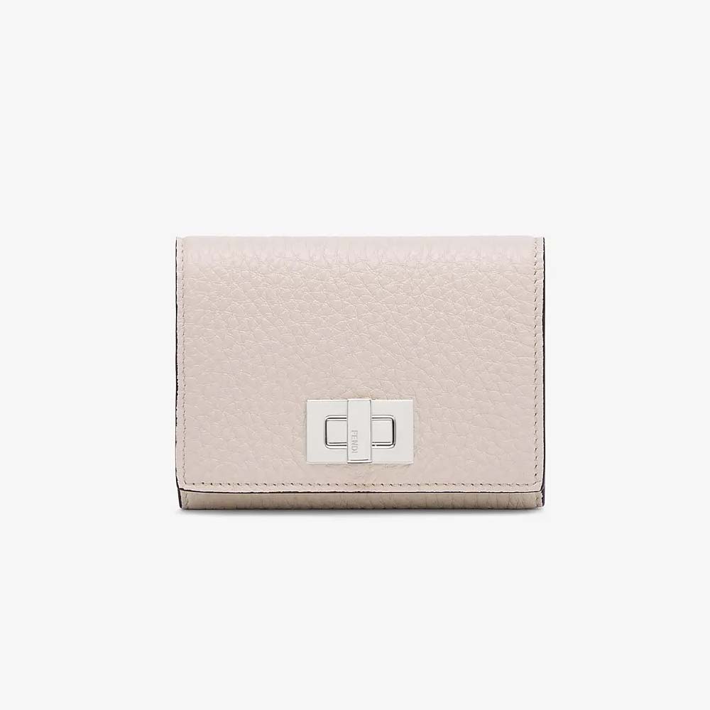 Fendi BUSINESS CARD HOLDER White Leather Business Card Holder product photo – Pods & Beats