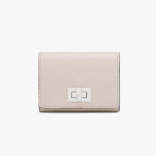 Fendi BUSINESS CARD HOLDER White Leather Business Card Holder product photo – Pods & Beats