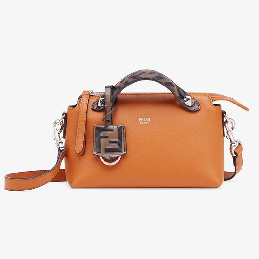 Fendi BY THE WAY MINI Small Brown Leather Boston Bag product photo – Pods & Beats