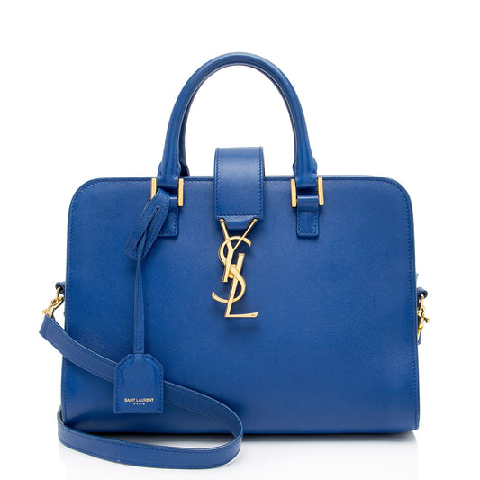 Saint Laurent Calfskin Monogram Baby Cabas Tote