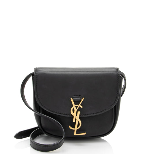 Saint Laurent Calfskin Monogram Kaia Mini Shoulder Bag