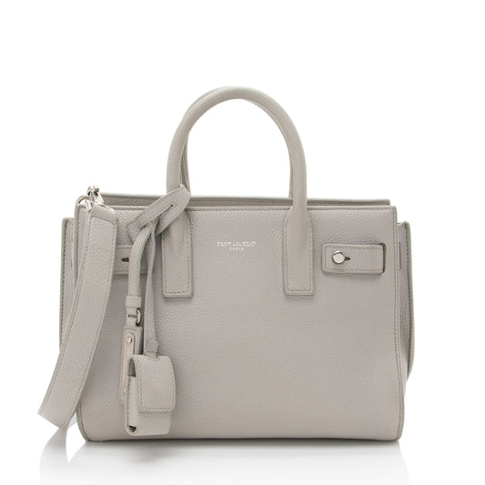 Saint Laurent Calfskin Sac De Jour Nano Tote