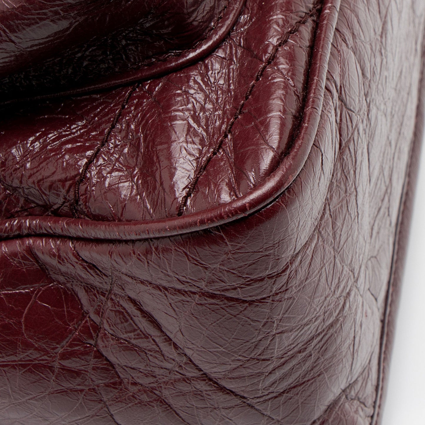 Saint Laurent Crinkled Calfskin Monogram Niki Medium Shoulder Bag