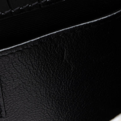 Saint Laurent Croc Embossed Leather Monogram Kate Tassel Small Shoulde