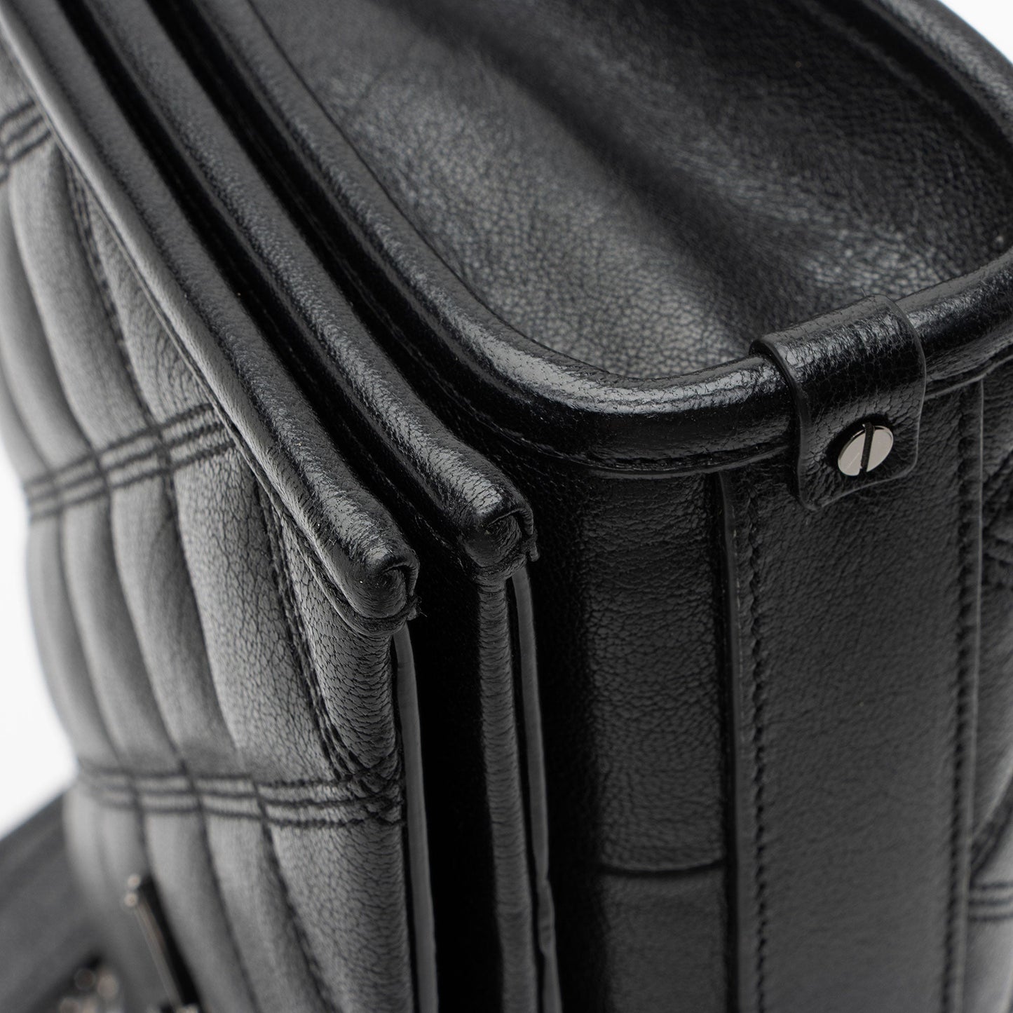 Saint Laurent Diamond Quilted Leather Monogram Becky Small Shoulder Ba