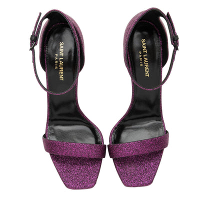 Saint Laurent Glitter Amber Sandals - Size 10.5 / 40.5 Handbag