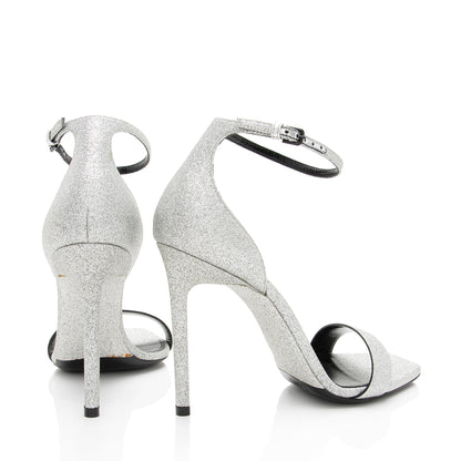 Saint Laurent Glitter Amber Sandals - Size 8.5 / 38.5 Handbag