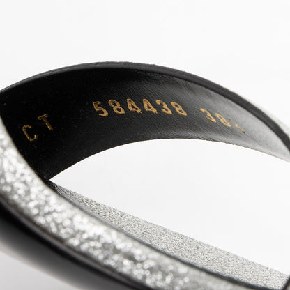 Saint Laurent Glitter Amber Sandals - Size 8.5 / 38.5 Handbag