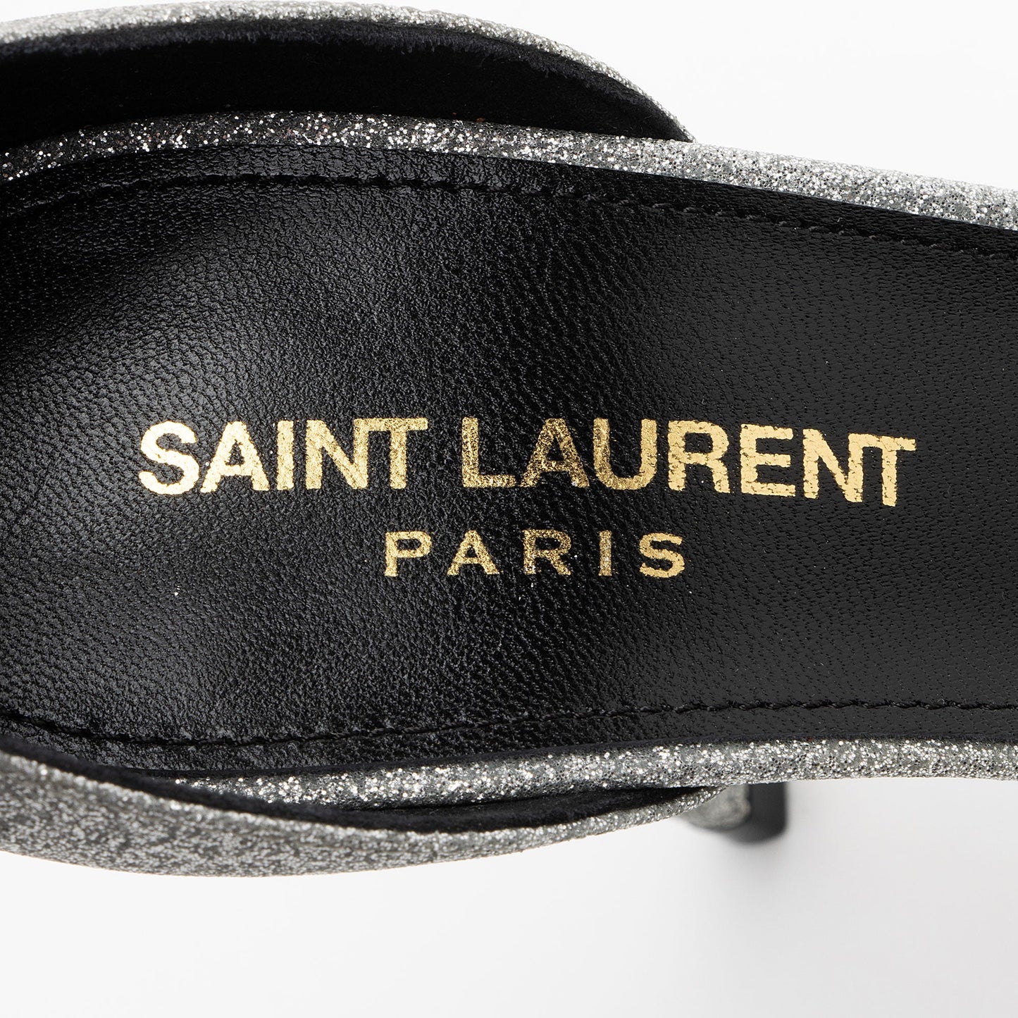 Saint Laurent Glitter Amber Sandals - Size 8.5 / 38.5 Handbag