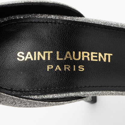 Saint Laurent Glitter Amber Sandals - Size 8.5 / 38.5 Handbag
