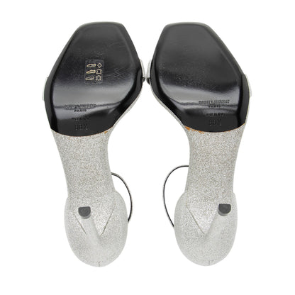 Saint Laurent Glitter Amber Sandals - Size 8.5 / 38.5 Handbag