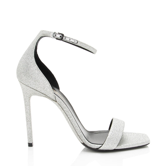 Saint Laurent Glitter Amber Sandals - Size 8.5 / 38.5 Handbag