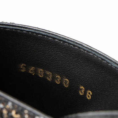 Saint Laurent Glitter Loulou Mule Sandals - Size 6 / 36 Handbag