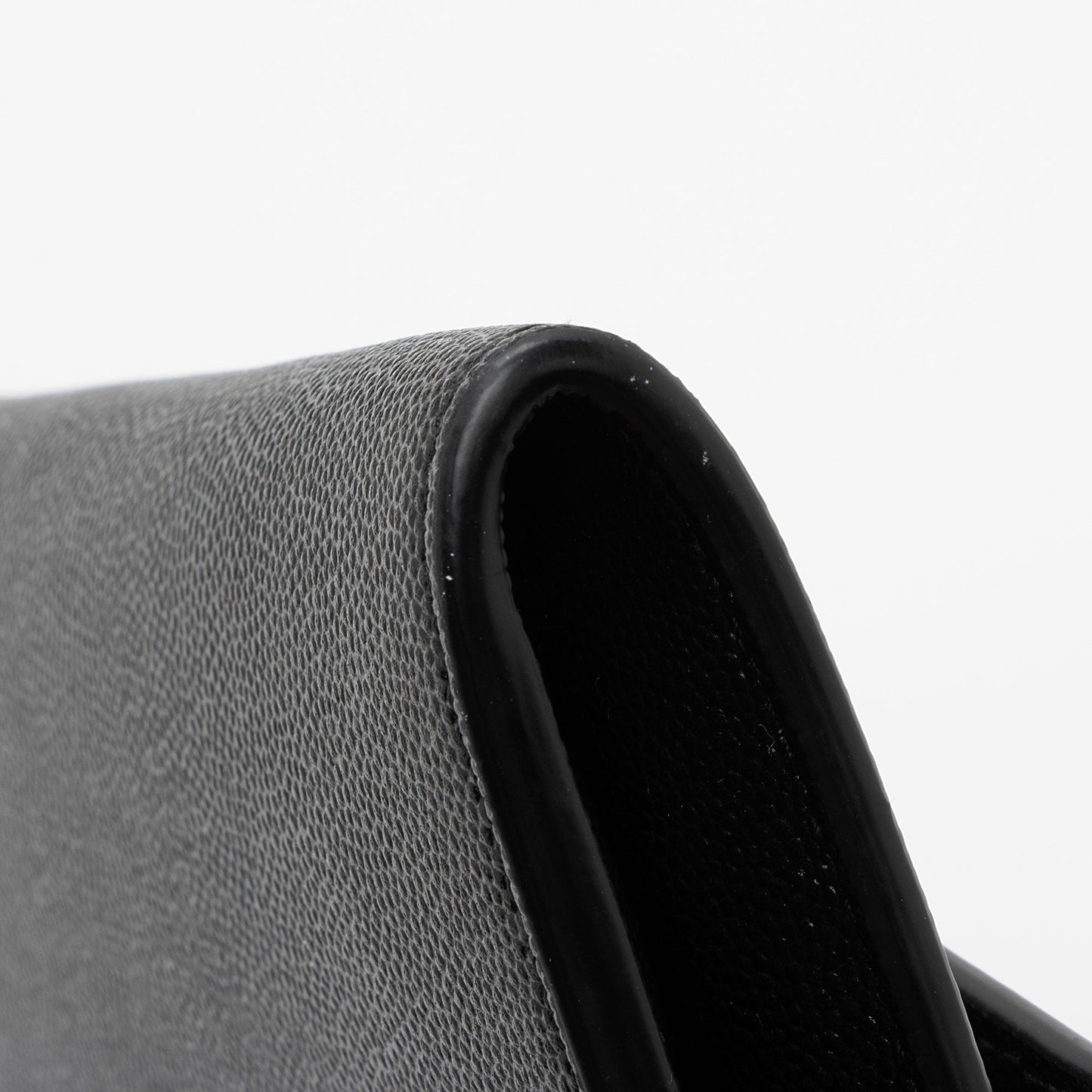 Saint Laurent Grain De Poudre Monogram Uptown Chain Wallet Handbag