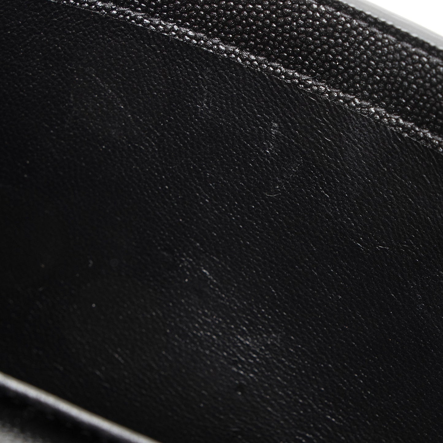 Saint Laurent Grain De Poudre Monogram Uptown Chain Wallet Handbag