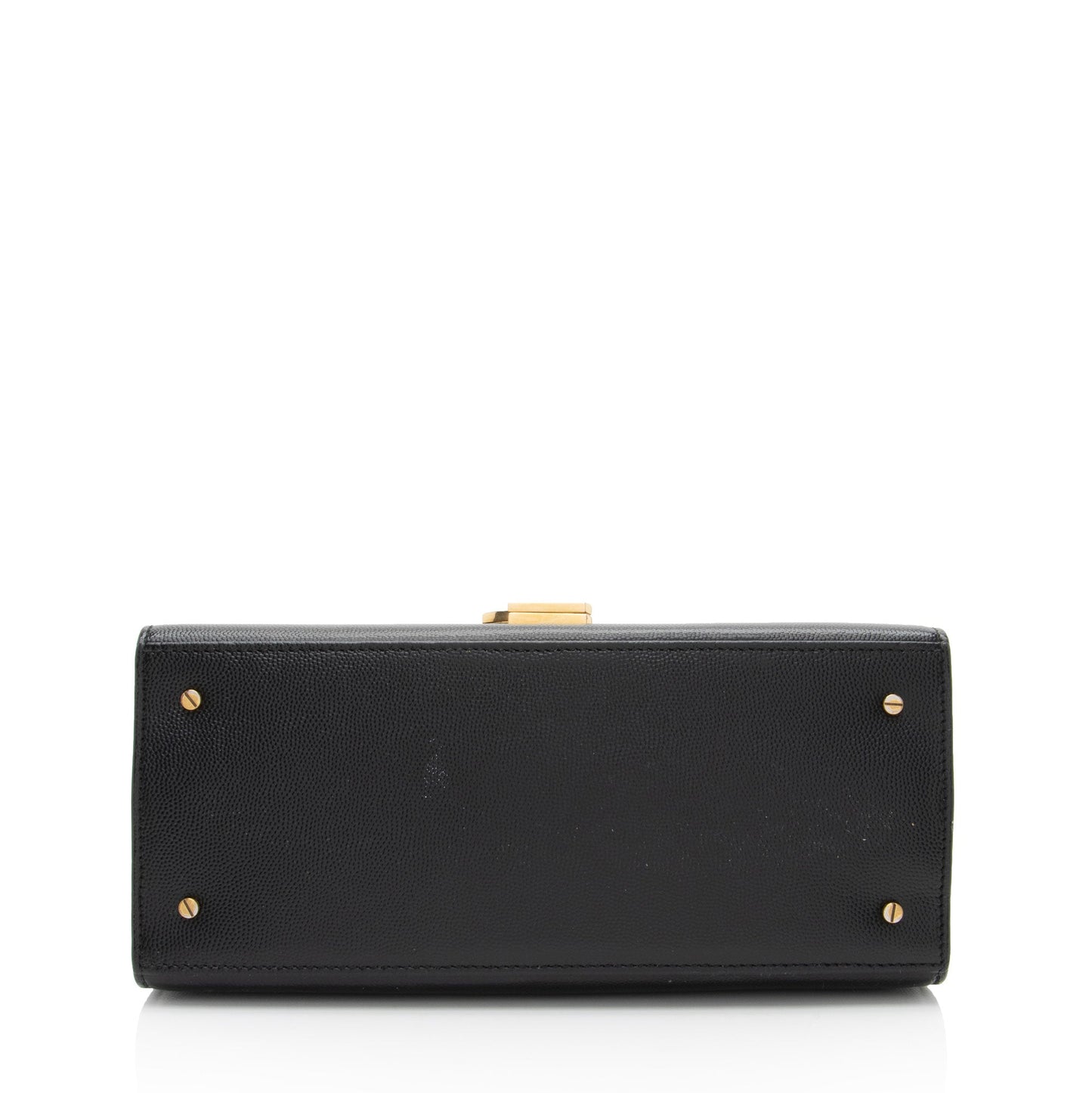 Saint Laurent Grain de Poudre Monogram Cassandra Medium Top Handle Han