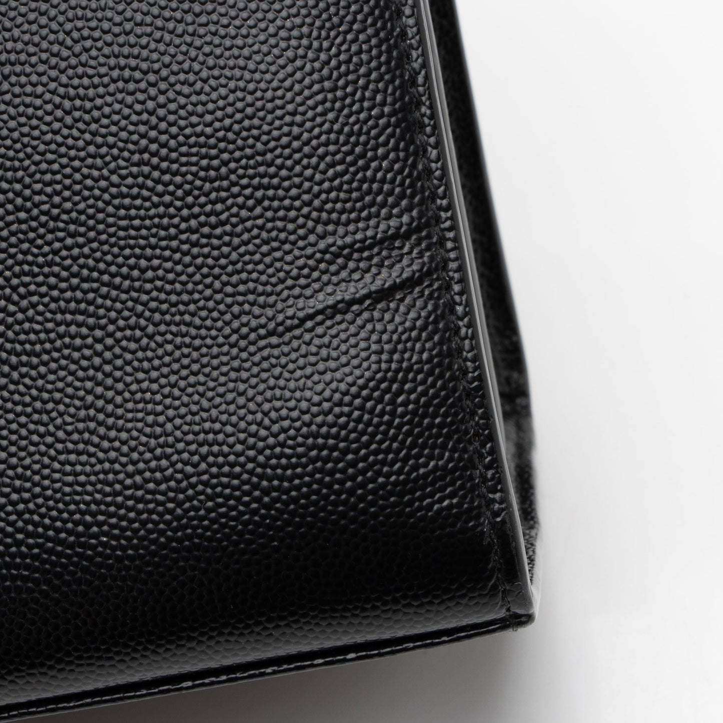 Saint Laurent Grain de Poudre Monogram Cassandra Medium Top Handle Han