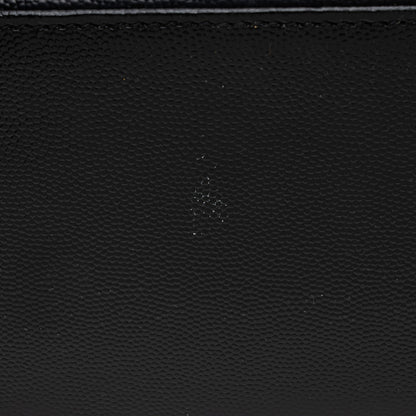 Saint Laurent Grain de Poudre Monogram Cassandra Medium Top Handle Han