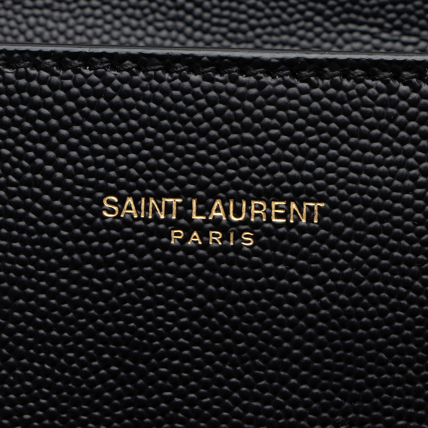 Saint Laurent Grain de Poudre Monogram Cassandra Medium Top Handle Han
