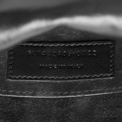 Saint Laurent Grained Calfskin Monogram Sunset Medium Shoulder Bag