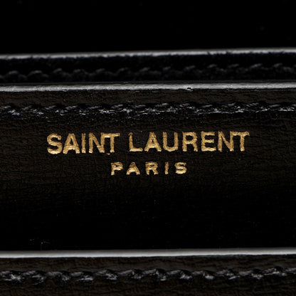 Saint Laurent Grained Calfskin Monogram Sunset Medium Shoulder Bag