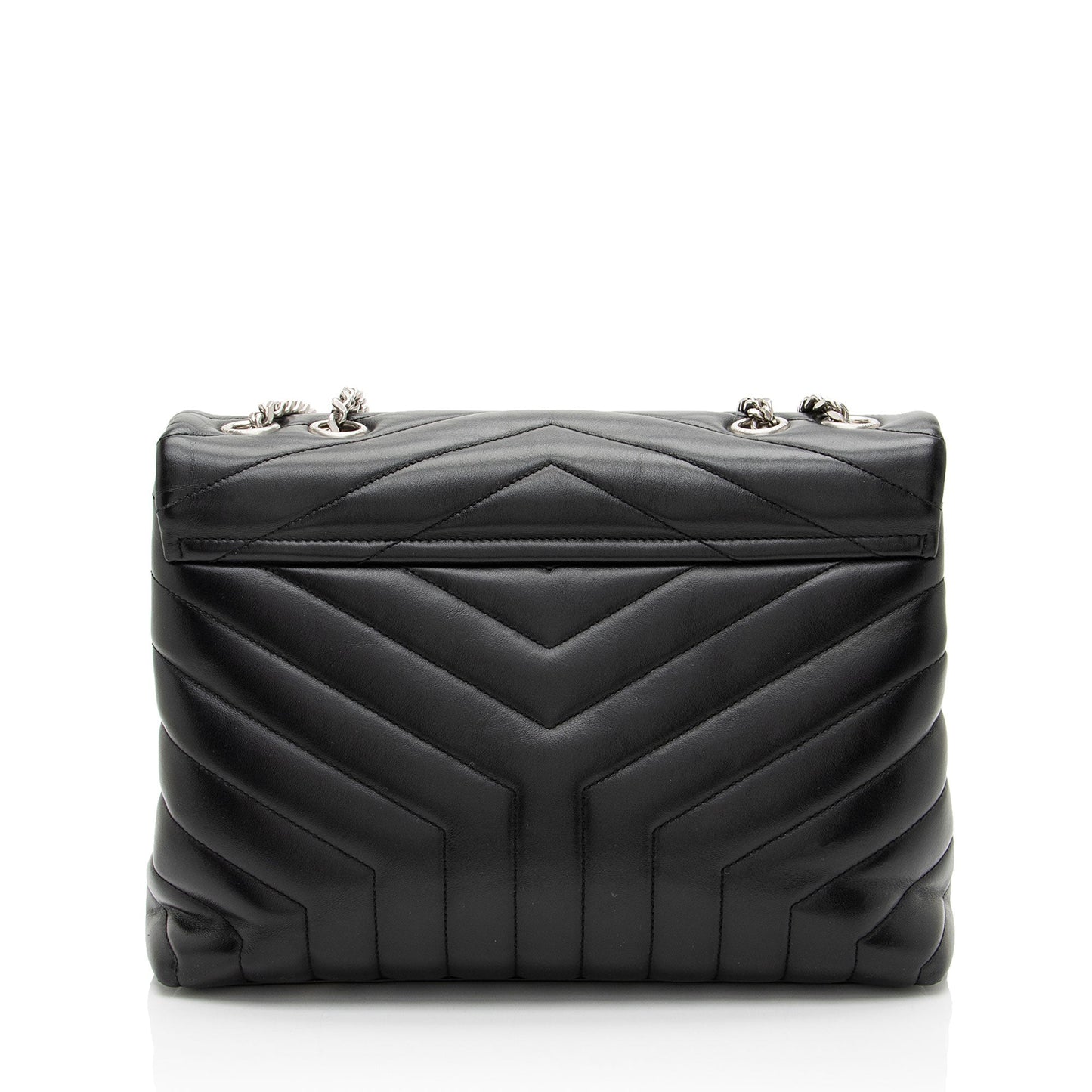 Saint Laurent Matelasse Calfskin Monogram LouLou Chain Medium Shoulder