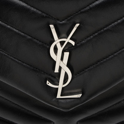 Saint Laurent Matelasse Calfskin Monogram LouLou Chain Medium Shoulder