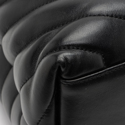 Saint Laurent Matelasse Calfskin Monogram LouLou Chain Medium Shoulder