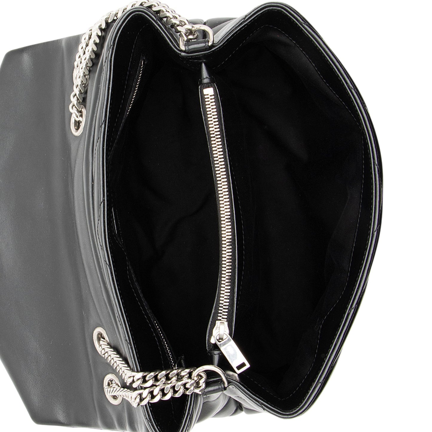 Saint Laurent Matelasse Calfskin Monogram LouLou Chain Medium Shoulder