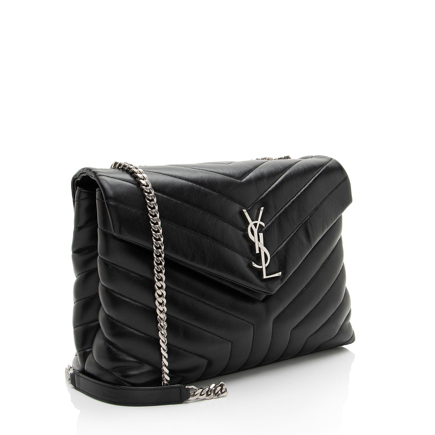 Saint Laurent Matelasse Calfskin Monogram LouLou Chain Medium Shoulder