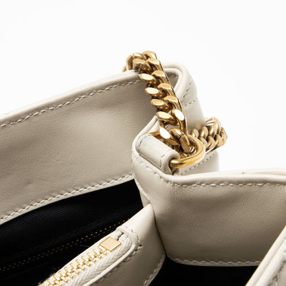 Saint Laurent Matelasse Calfskin Monogram LouLou Chain Medium Shoulder