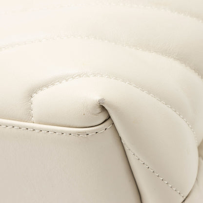 Saint Laurent Matelasse Calfskin Monogram LouLou Chain Medium Shoulder