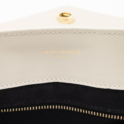 Saint Laurent Matelasse Calfskin Monogram LouLou Chain Medium Shoulder