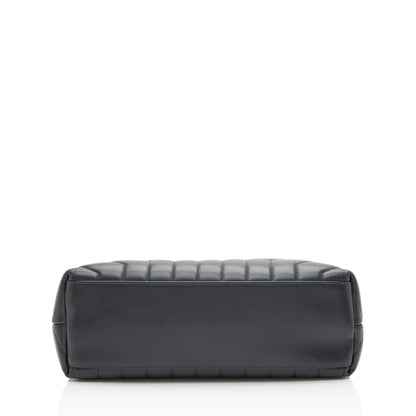 Saint Laurent Matelasse Calfskin Monogram LouLou Chain Medium Shoulder