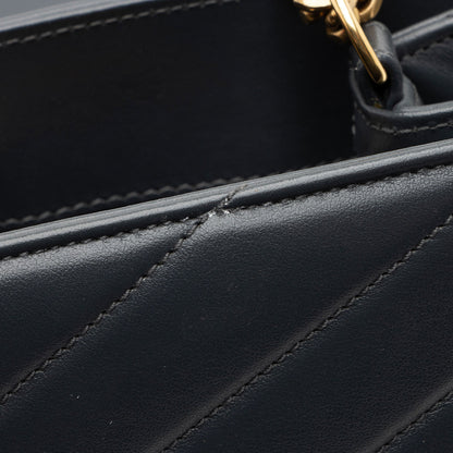 Saint Laurent Matelasse Calfskin Monogram LouLou Chain Medium Shoulder