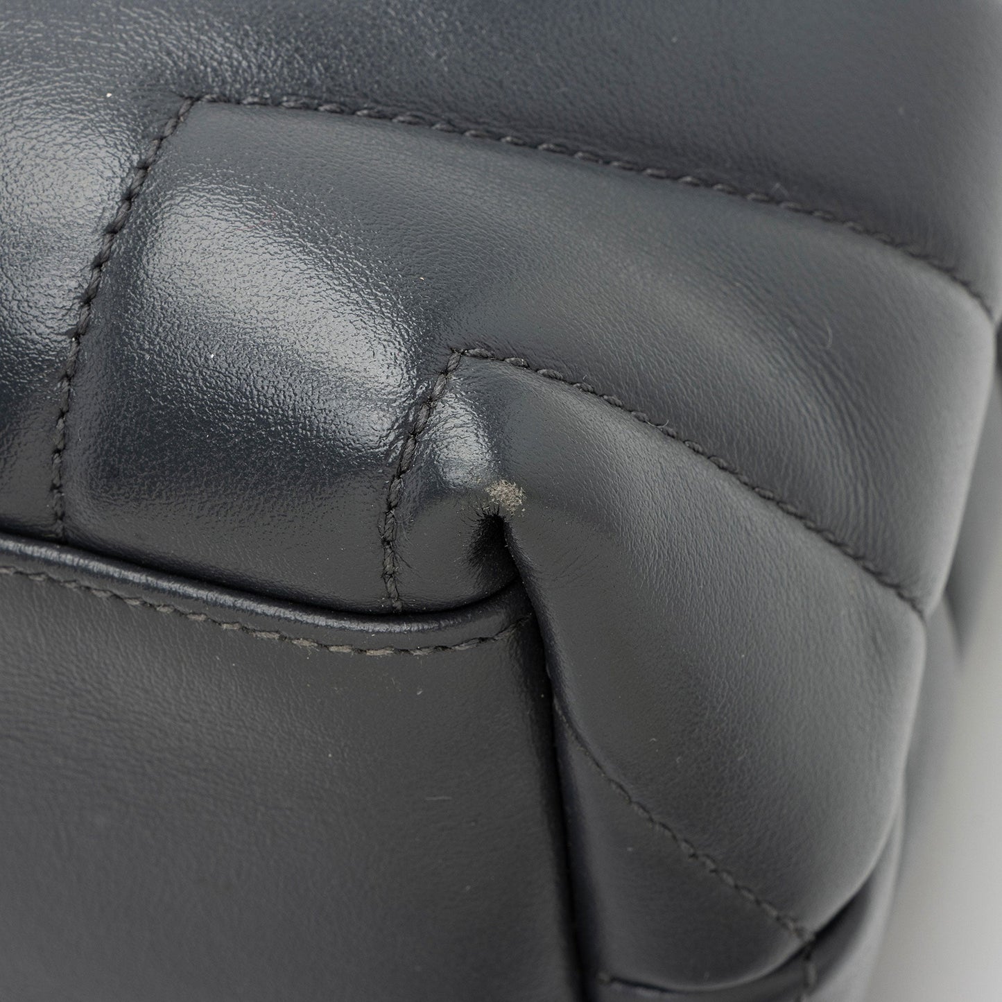 Saint Laurent Matelasse Calfskin Monogram LouLou Chain Medium Shoulder