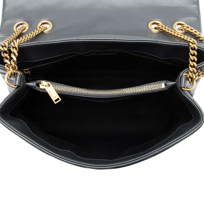 Saint Laurent Matelasse Calfskin Monogram LouLou Chain Medium Shoulder