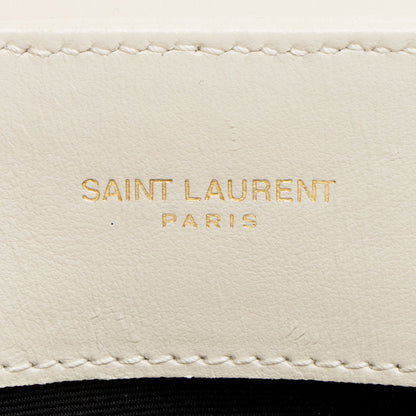 Saint Laurent Matelasse Calfskin Monogram LouLou Chain Small Crossbody