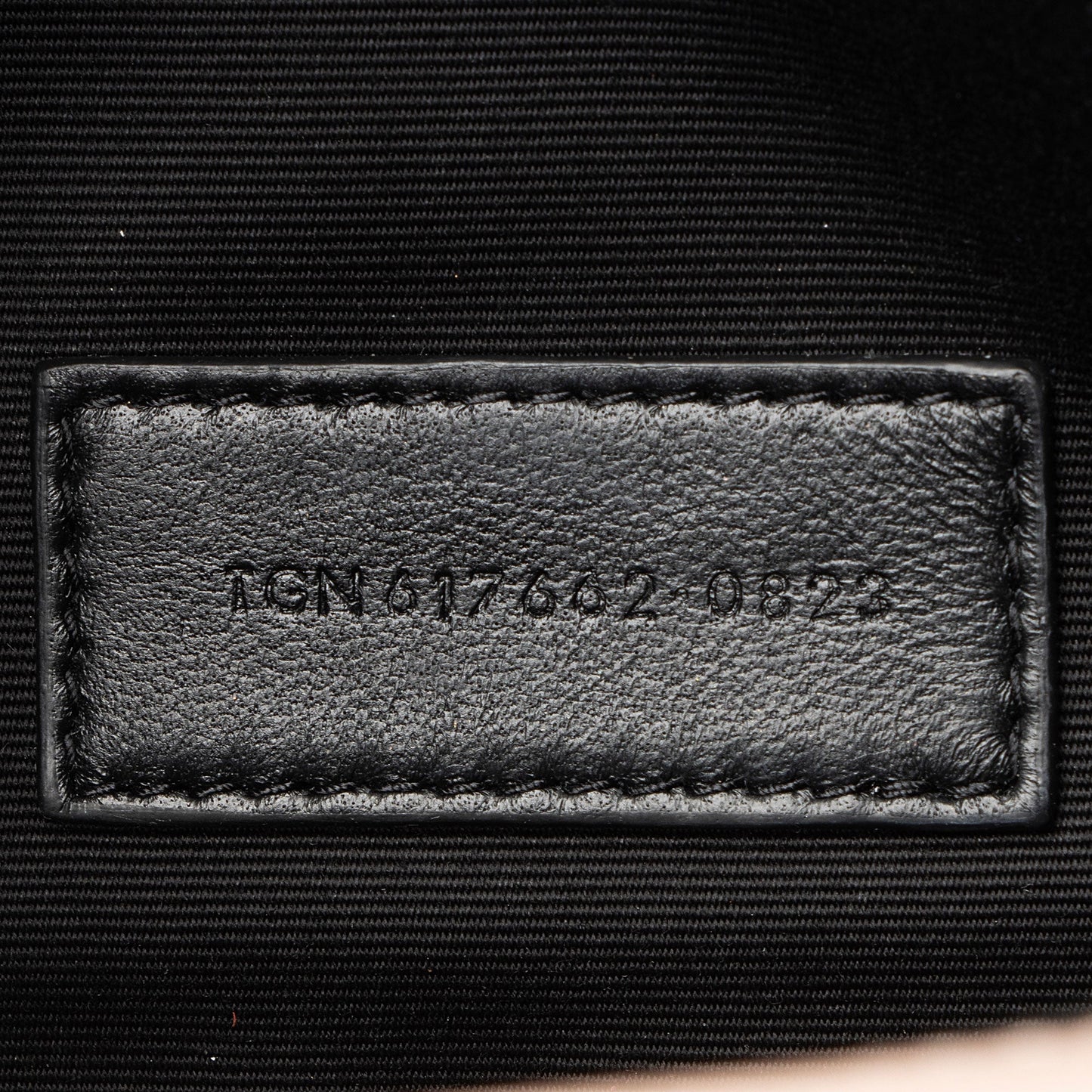 Saint Laurent Matelasse Grain de Poudre Monogram Envelope Pouch Handba