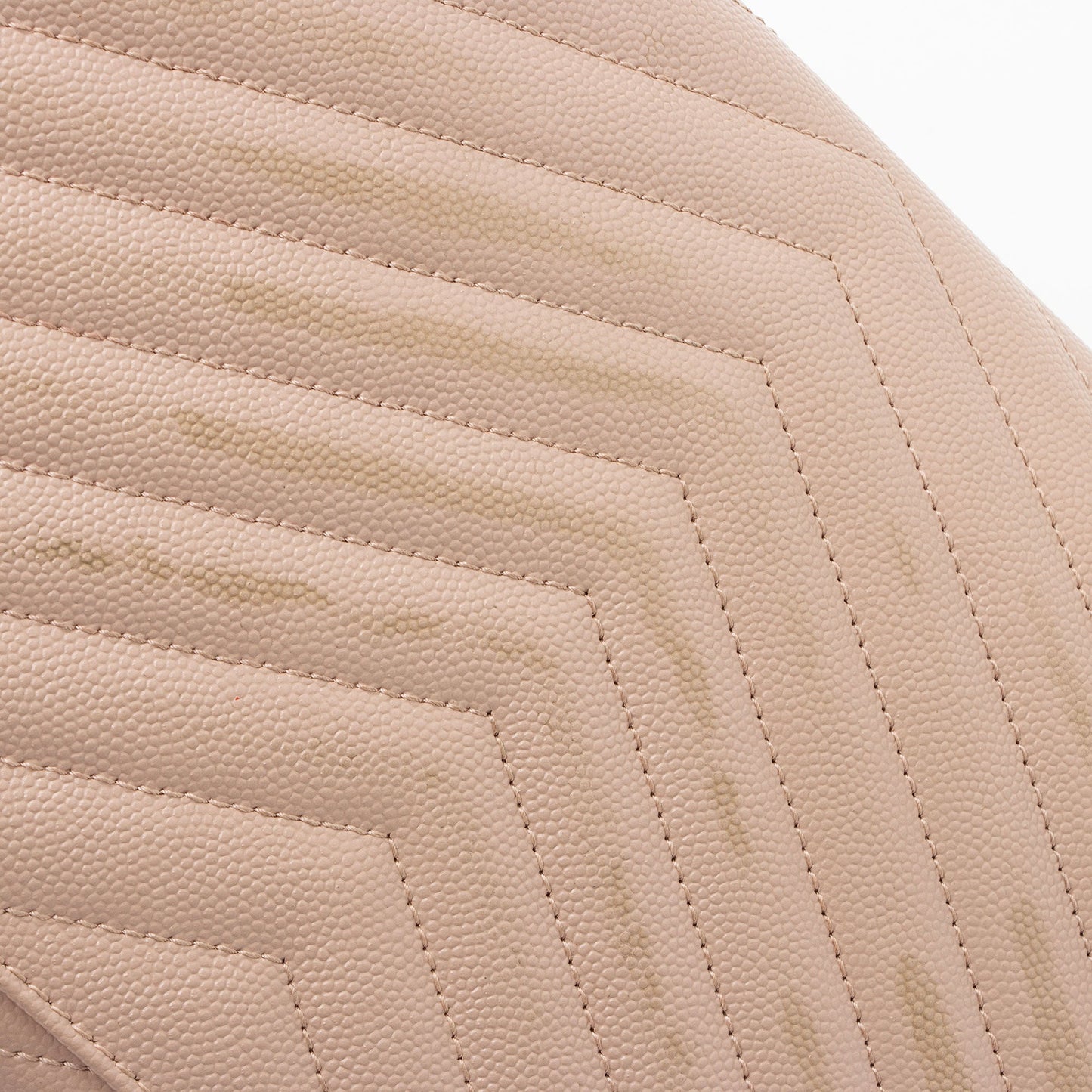 Saint Laurent Matelasse Grain de Poudre Monogram Envelope Pouch Handba