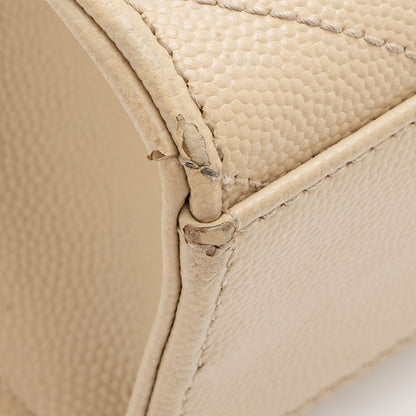 Saint Laurent Matelasse Grain de Poudre Monogram Large Shoulder Bag