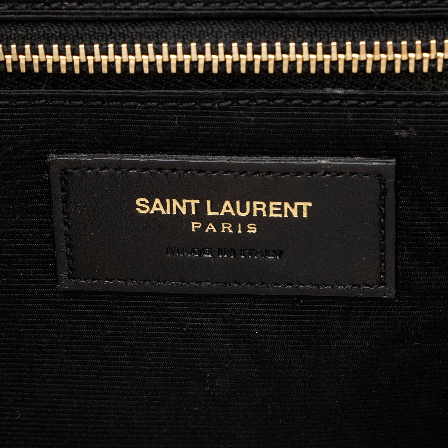 Saint Laurent Matelasse Grain de Poudre Monogram Large Shoulder Bag