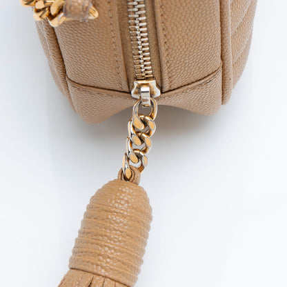 Saint Laurent Matelasse Grain de Poudre Monogram Lou Mini Camera Bag
