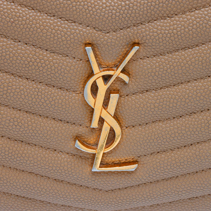 Saint Laurent Matelasse Grain de Poudre Monogram Lou Mini Camera Bag